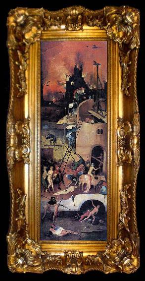 framed  Hieronymus Bosch Hell., ta009-2